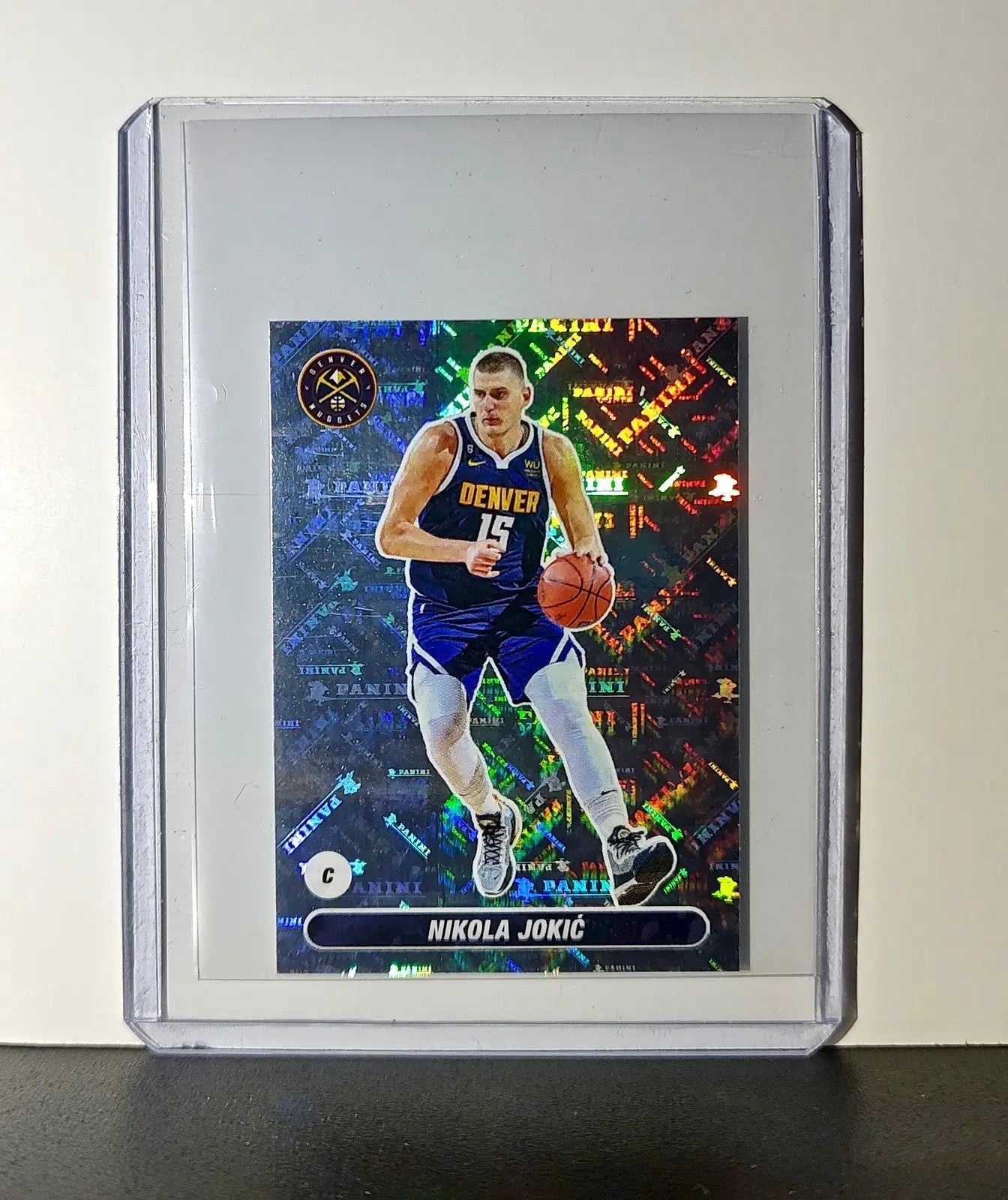 Nikola Jokic 2023-24 Panini NBA #309 Foil Sticker Denver Nuggets - Basketball Card Single