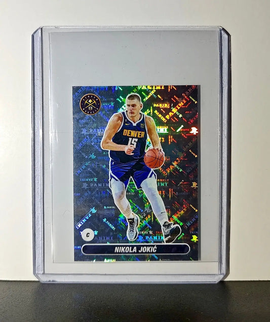 Nikola Jokic 2023-24 Panini NBA #309 Foil Sticker Denver Nuggets - Basketball Card Single