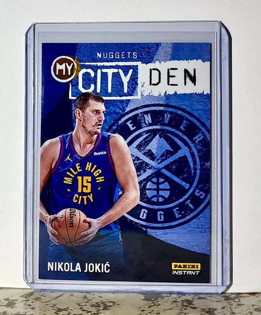 Nikola Jokic 2023-24 Panini NBA #9 MyCity Basketball Card Denver Nuggets 1/543 - Basketball Card Single