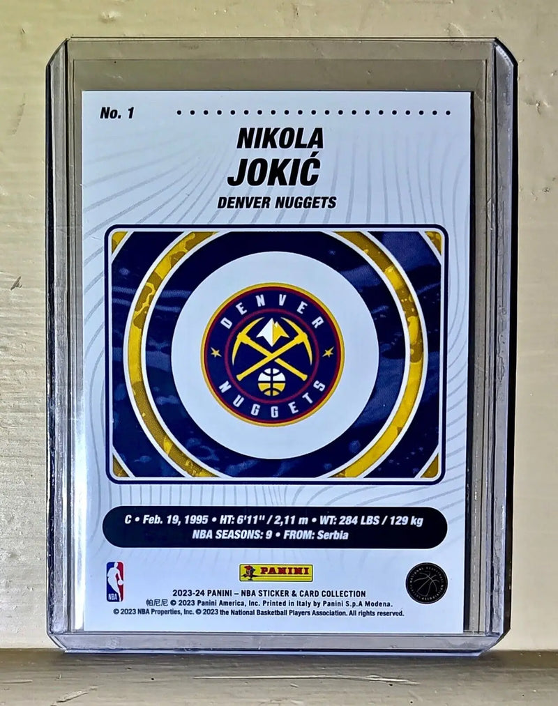 Nikola Jokić 2023-24 Panini NBA Basketball #1 Card Denver Nuggets - Basketball Card Single