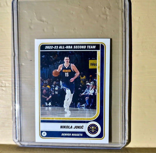 Nikola Jokić 2023-24 Panini NBA Basketball #9 Sticker All-NBA 2nd team - Basketball Card Single