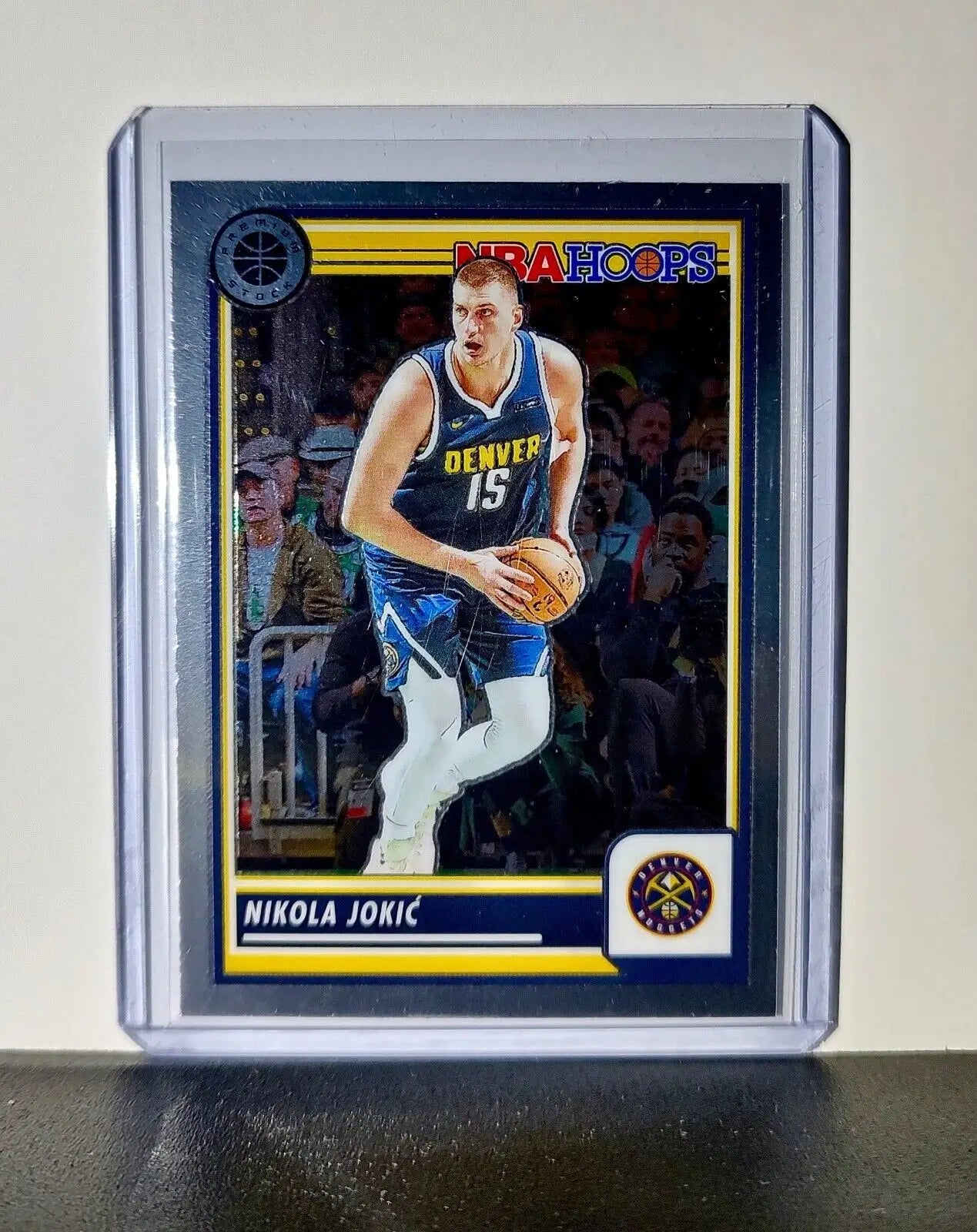 Nikola Jokic 2023-24 Panini Premium Stock NBA Hoops #1 Card Denver Nuggets - Basketball Card Single