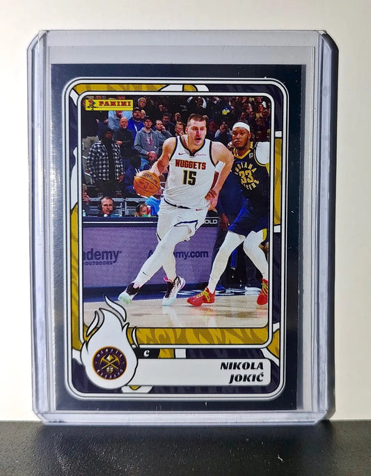 Nikola Jokić 2024-25 Panini NBA #1 Foil Sticker Card Denver Nuggets - Basketball Card Single