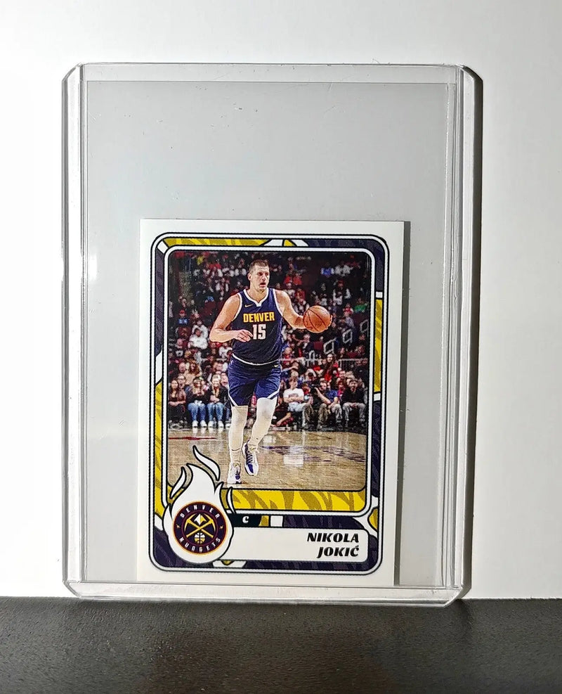 Nikola Jokić 2024-25 Panini NBA #307 Sticker Card Denver Nuggets