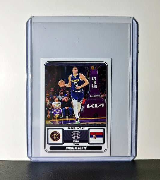 Nikola Jokić Global Icons 2024-25 Panini NBA #69 Sticker Card Denver Nuggets - Basketball Card Single
