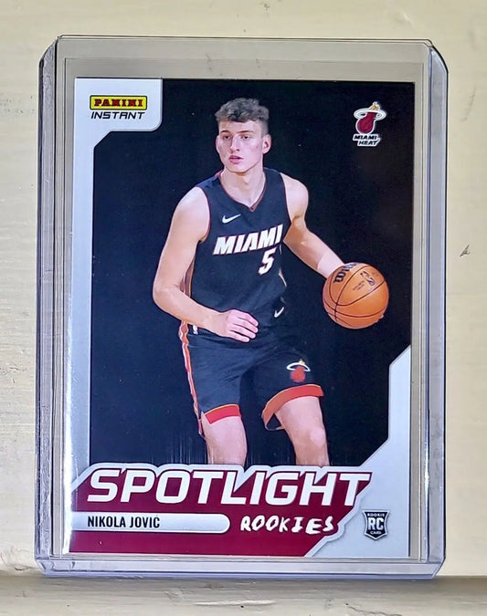 Nikola Jovic 2022-23 Panini NBA #27 Spotlight Rookies Card 1/965 - Basketball Card Single