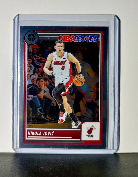 Nikola Jovic 2023-24 Panini Premium Stock NBA Hoops #267 Card Miami Heat - Basketball Card Single