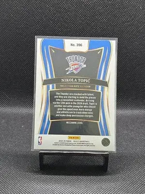 NIKOLA TOPIC 2024-25 SELECT 396 MEZZANINE ROOKIE RC THUNDER - Basketball Card Single