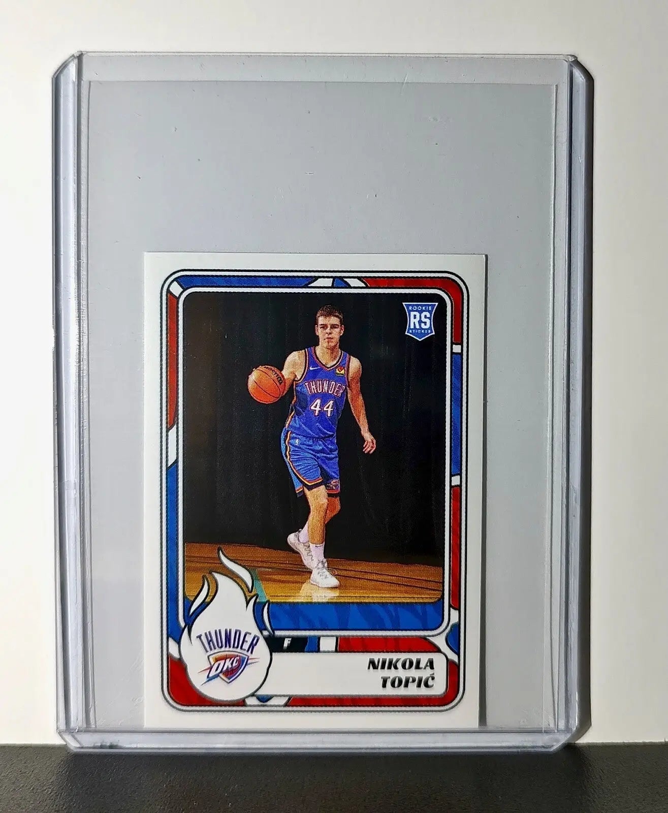 Nikola Topić Rookie 2024-25 Panini NBA #419 Sticker Card Oklahoma City Thunder - Basketball Card Single
