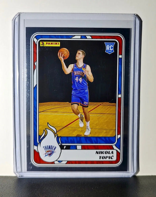 Nikola Topic Rookie 2024-25 Panini NBA #94 Foil Sticker Card Thunder - Basketball Card Single