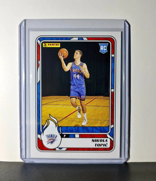 Nikola Topic Rookie 2024-25 Panini NBA #94 Sticker Card Oklahoma City Thunder - Basketball Card Single
