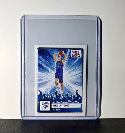 Nikola Topić Rookie Draft 2024-25 Panini NBA #90 Sticker Oklahoma City Thunder - Basketball Card Single