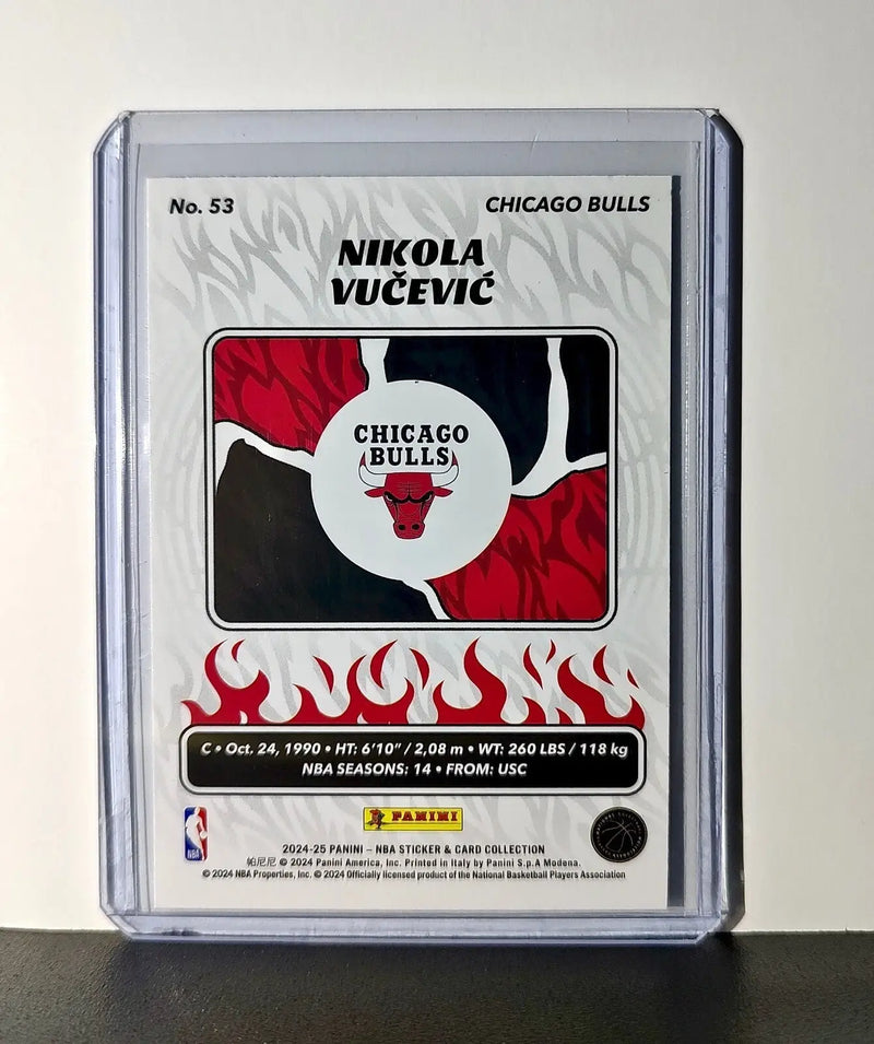Nikola Vucevic 2024-25 Panini NBA #53 Sticker Card Chicago Bulls - Basketball Card Single