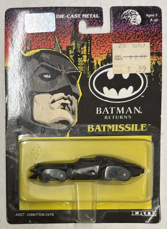 NIP Batman Returns Batmissile Die-Cast Metal ERTL Vintage 1992 - Action Figure & Toy