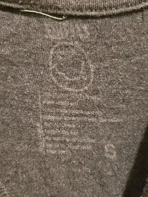 Nirvana Shirt Men’s S Graphic Short Sleeve Smiley Face Gray Black Tee - Apparel