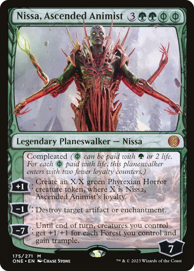 Nissa Ascended Animist [Phyrexia: All Will Be One] - Magic Card Single