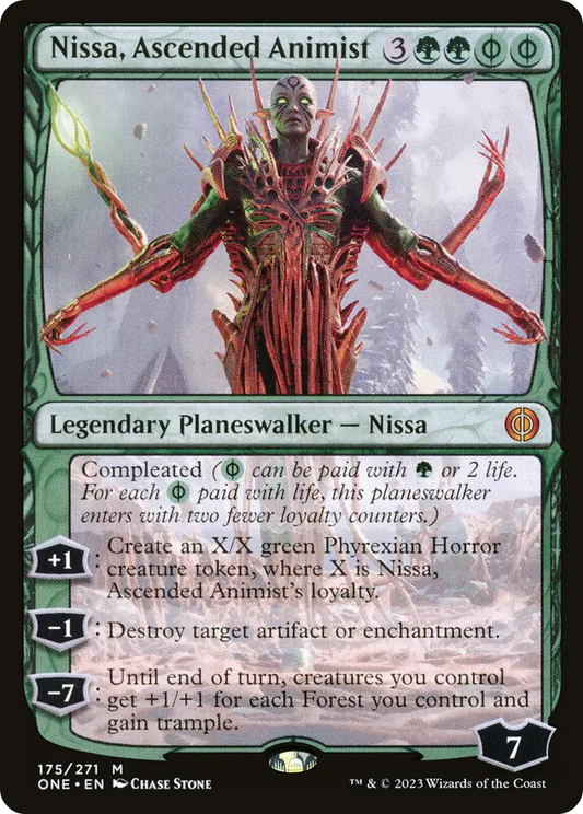 Nissa Ascended Animist [Phyrexia: All Will Be One] - Magic Card Single