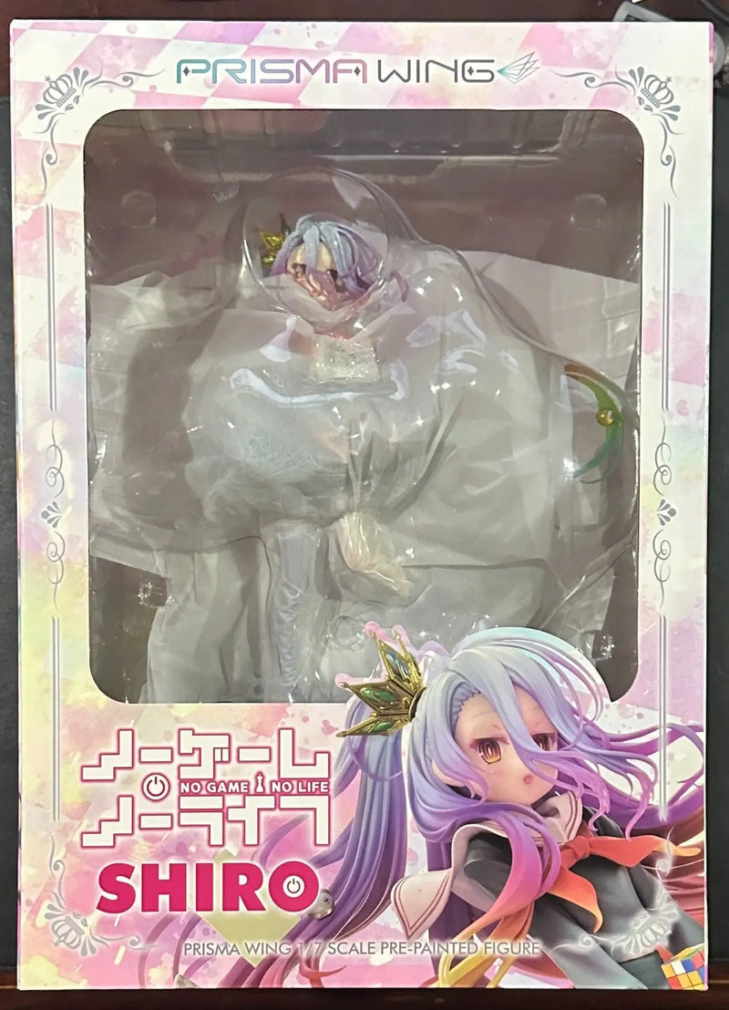 Prisma Wing Shiro figure in box from NO GAME NO LIFE PRISMA WING series