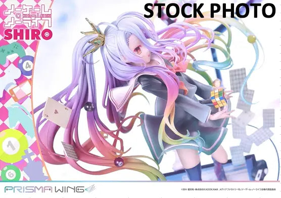 Shiro anime figure from NO GAME NO LIFE Prisma Wing series by Prime 1 Studio