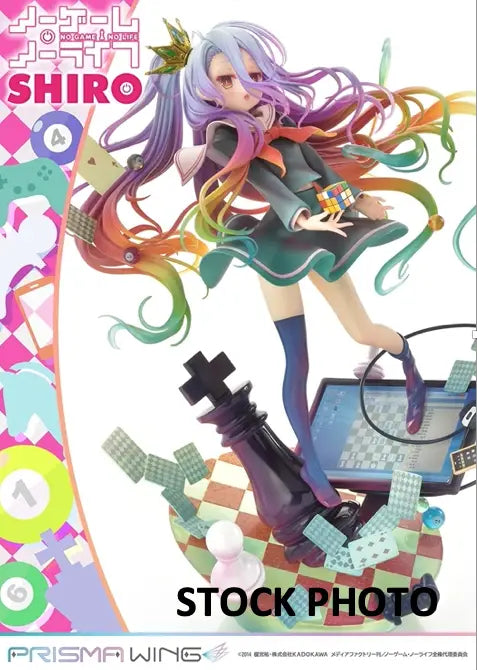 Shiro anime figure from NO GAME NO LIFE PRISMA WING series by Prime 1 Studio