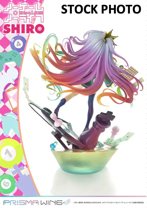 Shiro anime figure from NO GAME NO LIFE PRISMA WING series by Prime 1 Studio