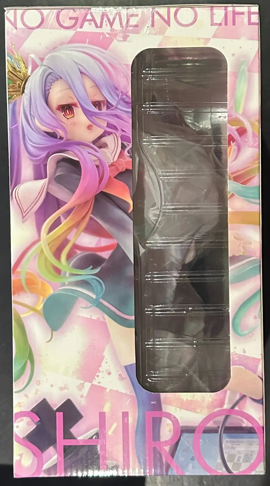 No Game No Life Prisma Wing Shiro figure box front view for collectible display