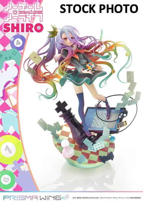 Shiro anime figurine from NO GAME NO LIFE PRISMA WING series by Prime 1 Studio