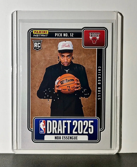 Noa Essengue Rookie 2025-26 Panini NBA #12 Draft Night Card Chicago Bulls - Basketball Card Single
