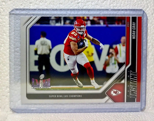 Noah Gray 2023 Panini NFL Superbowl LVIII Champions #11 Card Kansas City Chiefs - Football Card Single