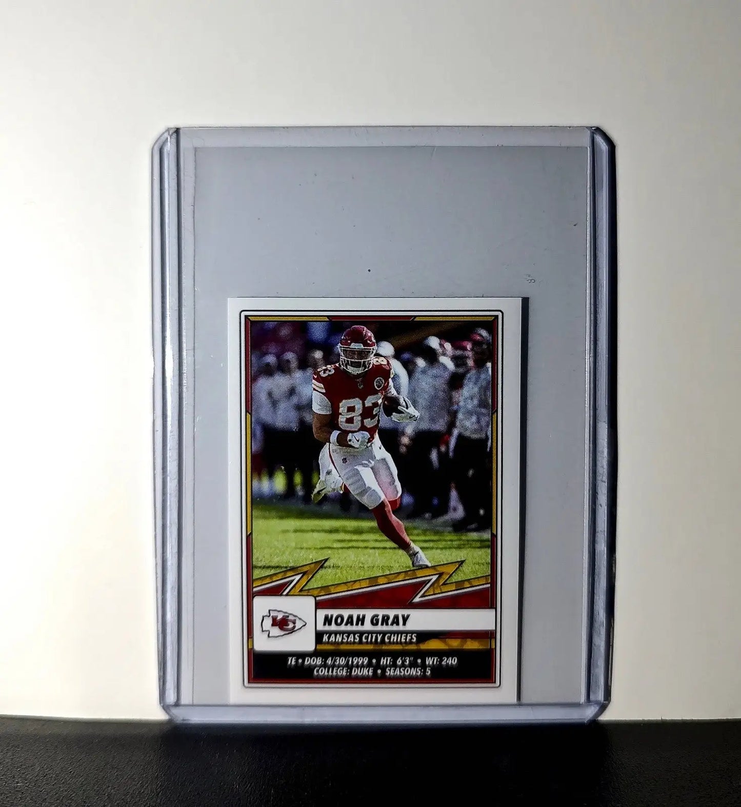 Noah Gray 2025 Panini NFL #254 Sticker Kansas City Chiefs