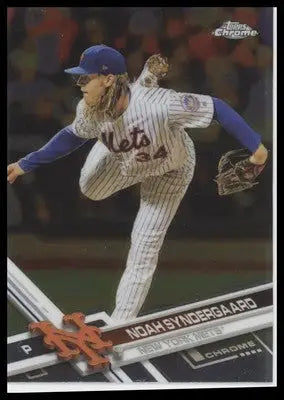 Noah Syndergaard 2017 Topps Chrome #103 New York Mets - Baseball Card Single