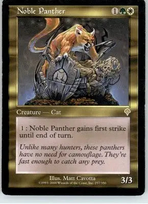Noble Panther - Invasion - 257 - Normal HP - TCG Card Single