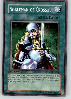 Nobleman of Crossout - Structure Deck: Zombie Madness - SD2-EN016 - LP - Yu-Gi-Oh! Card Single