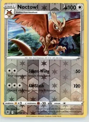 Noctowl - Astral Radiance - 121/189 - Reverse Holo LP Pokemon - Pokémon Card Single