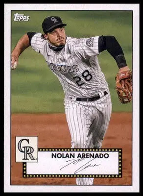 Nolan Arenado 2021 Topps 1952 Topps Redux #T52-35 Colorado Rockies - Baseball Card Single