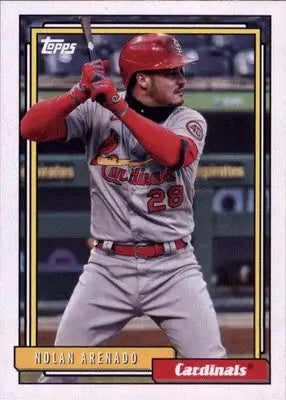 Nolan Arenado 2021 Topps Update 1992 Topps Redux #T92-43 St. Louis Cardinals - Baseball Card Single