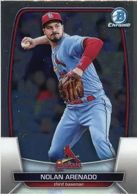 Nolan Arenado 2023 Bowman Chrome #62 St. Louis Cardinals - Baseball Card Single