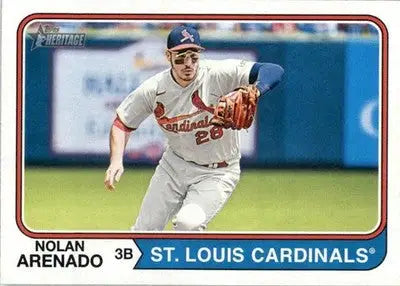 Nolan Arenado - 2023 Topps Heritage - #677 - Baseball - Baseball Card Single
