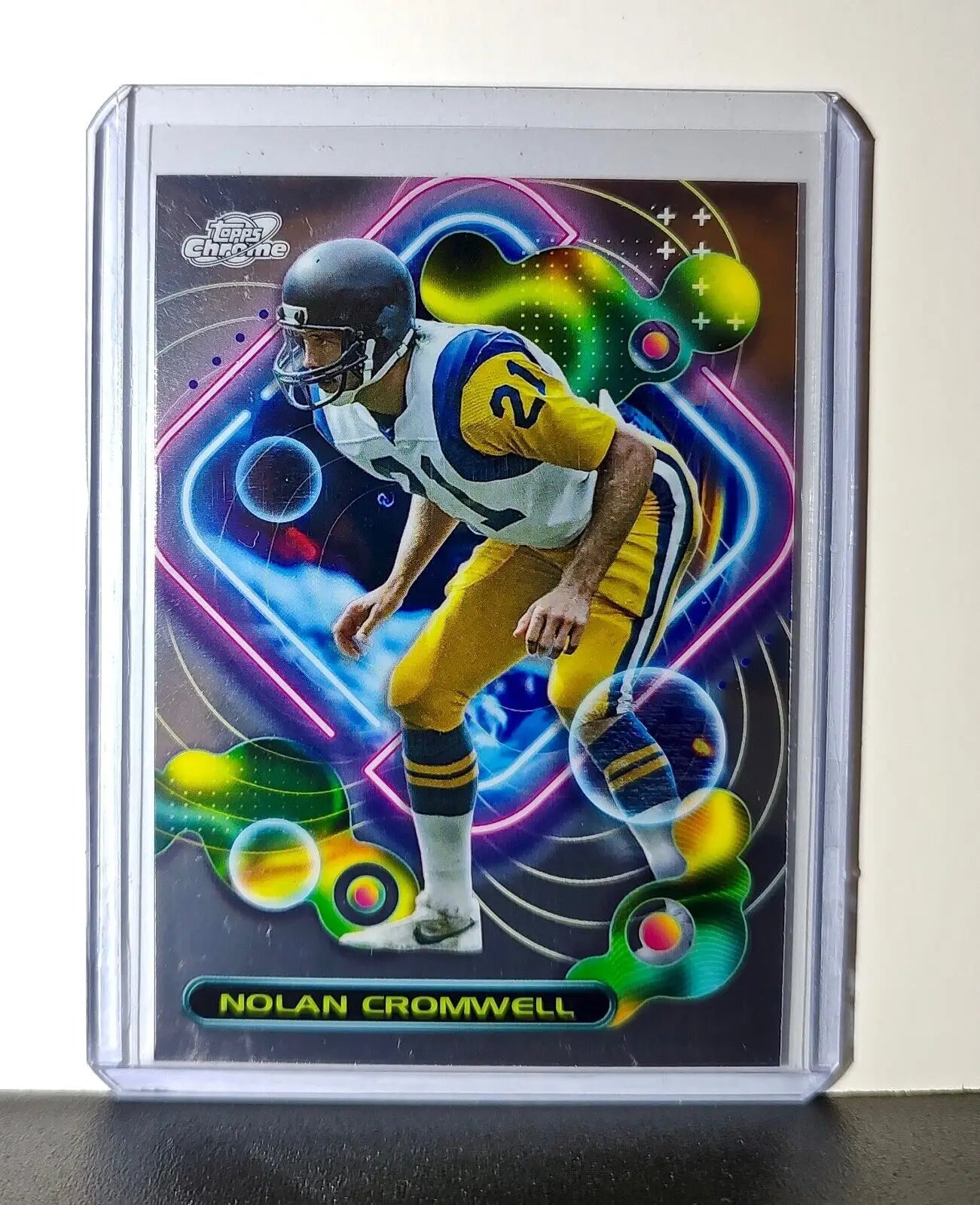 Nolan Cromwell 2023 Topps Chrome Cosmic NFL #275 Card Los Angeles Rams - Football Card Single