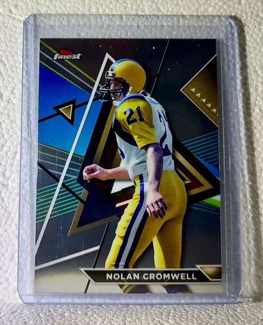 Nolan Cromwell 2023 Topps Finest NFL #203 Football Card Los Angeles Rams - Football Card Single