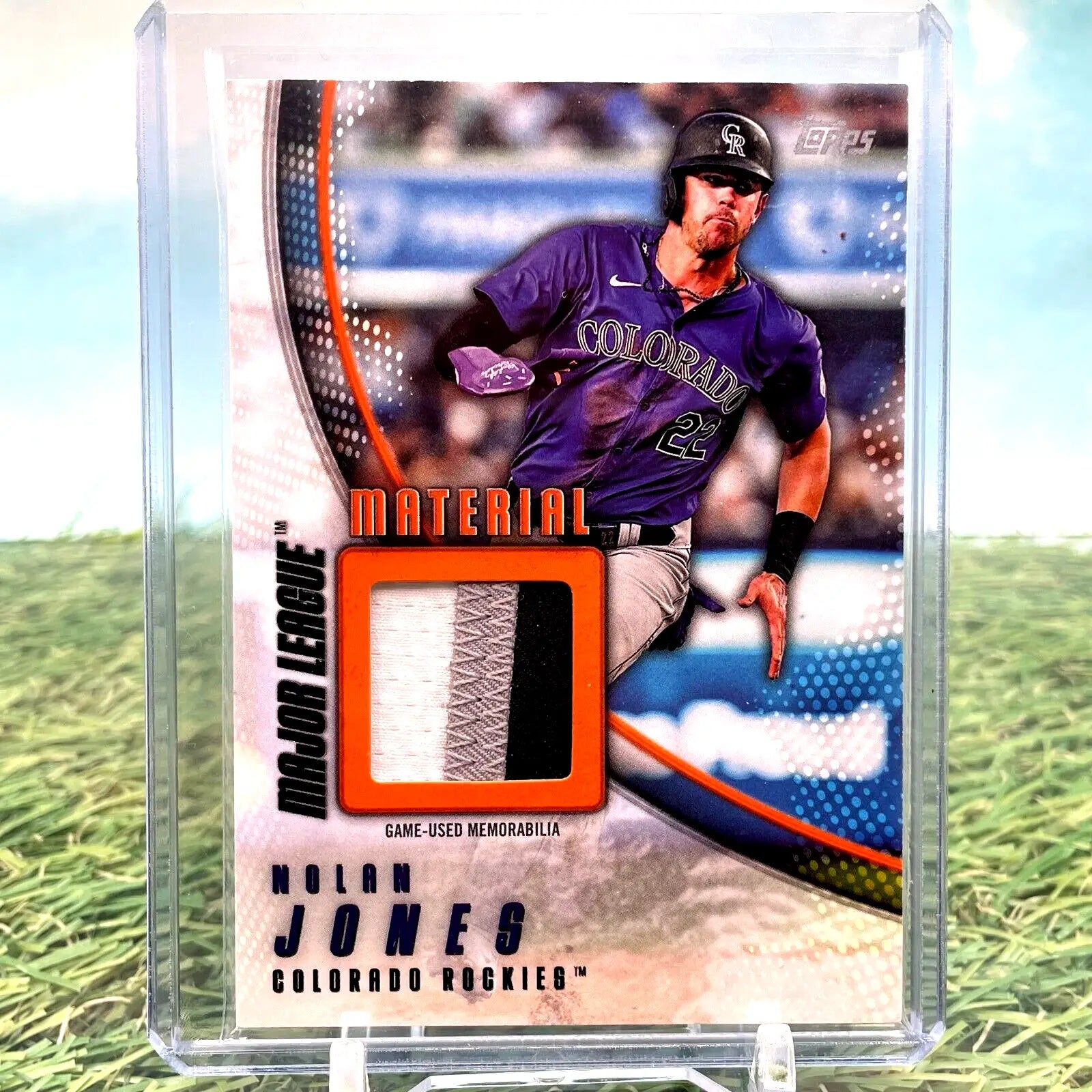 Nolan Jones 2025 Topps Series 1 Major League Material Orange SSP /25 #MLM-NJ - Baseball Card Single