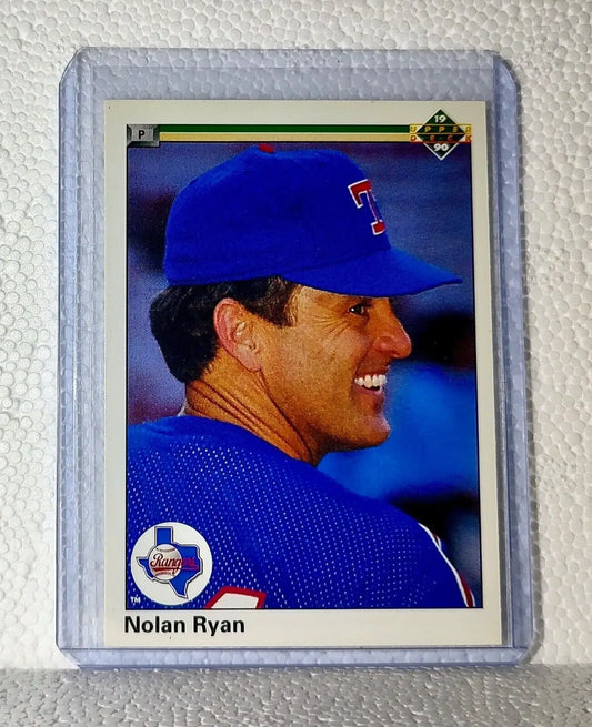 Nolan Ryan 1990 Upper Deck MLB #544 Baseball Card Texas Rangers - Baseball Card Single