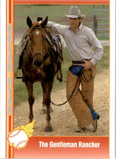 Nolan Ryan - 1991 Pacific Nolan Ryan Texas Express I - #105 - Baseball - Baseball Card Single