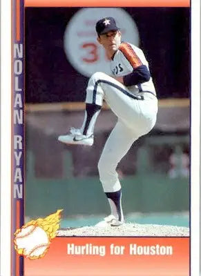 Nolan Ryan - 1991 Pacific Nolan Ryan Texas Express I - #51 - Baseball - Baseball Card Single