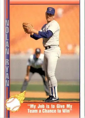 Nolan Ryan - 1991 Pacific Nolan Ryan Texas Express I - #86 - Baseball - Baseball Card Single