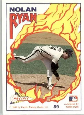 Nolan Ryan - 1991 Pacific Nolan Ryan Texas Express I - #89 - Baseball - Baseball Card Single