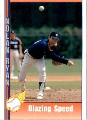 Nolan Ryan - 1991 Pacific Nolan Ryan Texas Express I - #90 - Baseball - Baseball Card Single