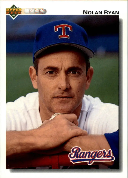 Nolan Ryan 1992 Upper Deck MLB #655 Baseball Card Texas Rangers - Baseball Card Single
