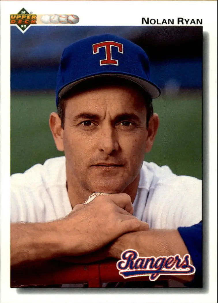 Nolan Ryan 1992 Upper Deck MLB #655 Baseball Card Texas Rangers - Baseball Card Single