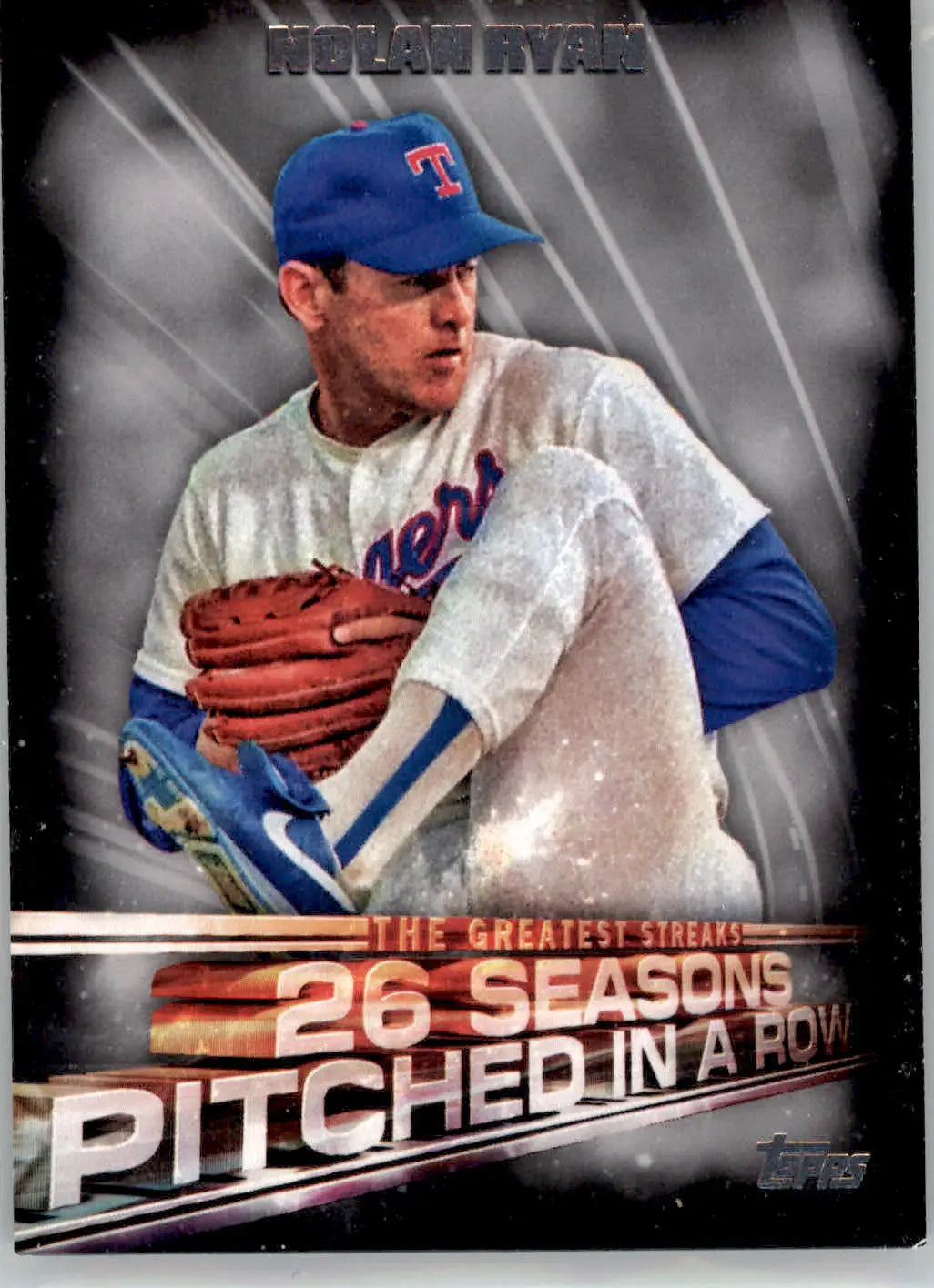 Nolan Ryan - 2016 Topps - #GS-08 - The Greatest Streaks Baseball - Baseball Card Single